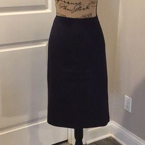 ANNE KLEIN navy blue suit pencil skirt ~ size 8